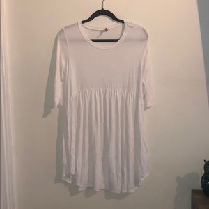 White babydoll dress M